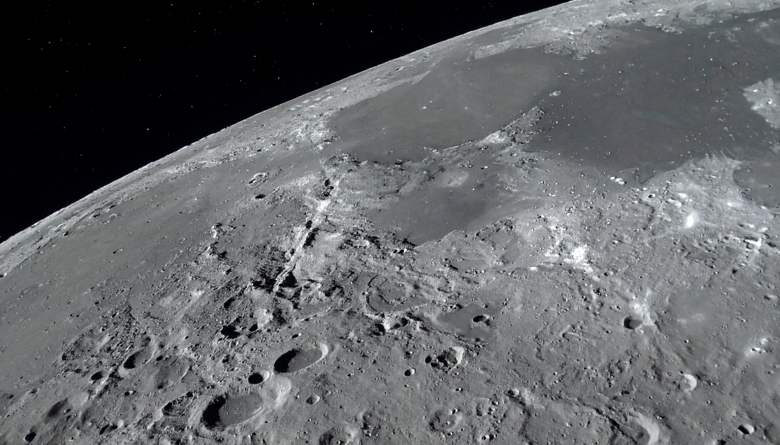 South Pole of the moon